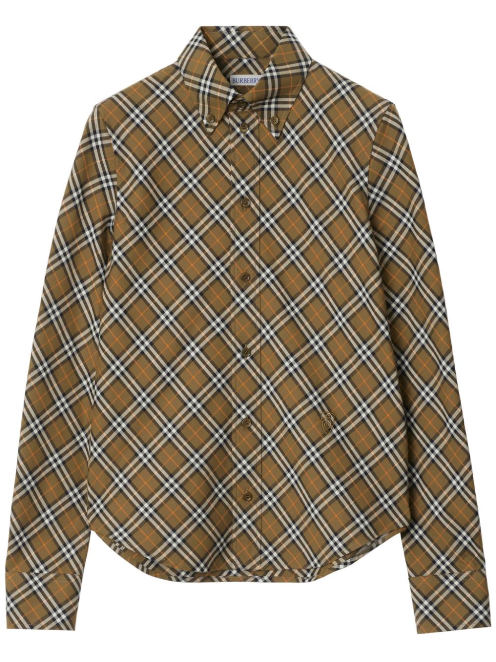 Burberry check-pattern cotton shirt Women