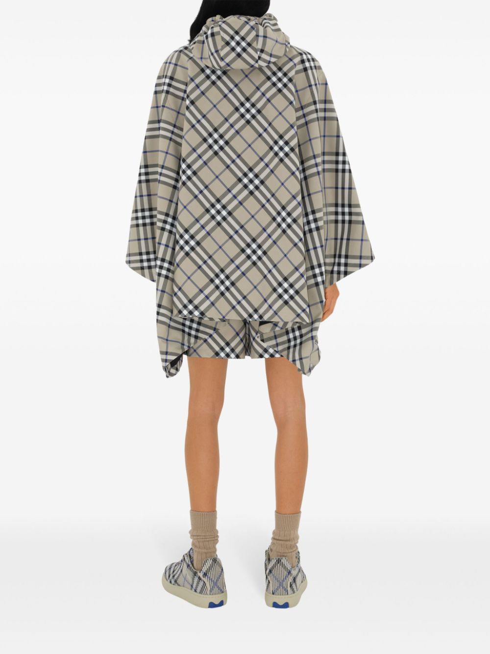 Burberry check cape Women