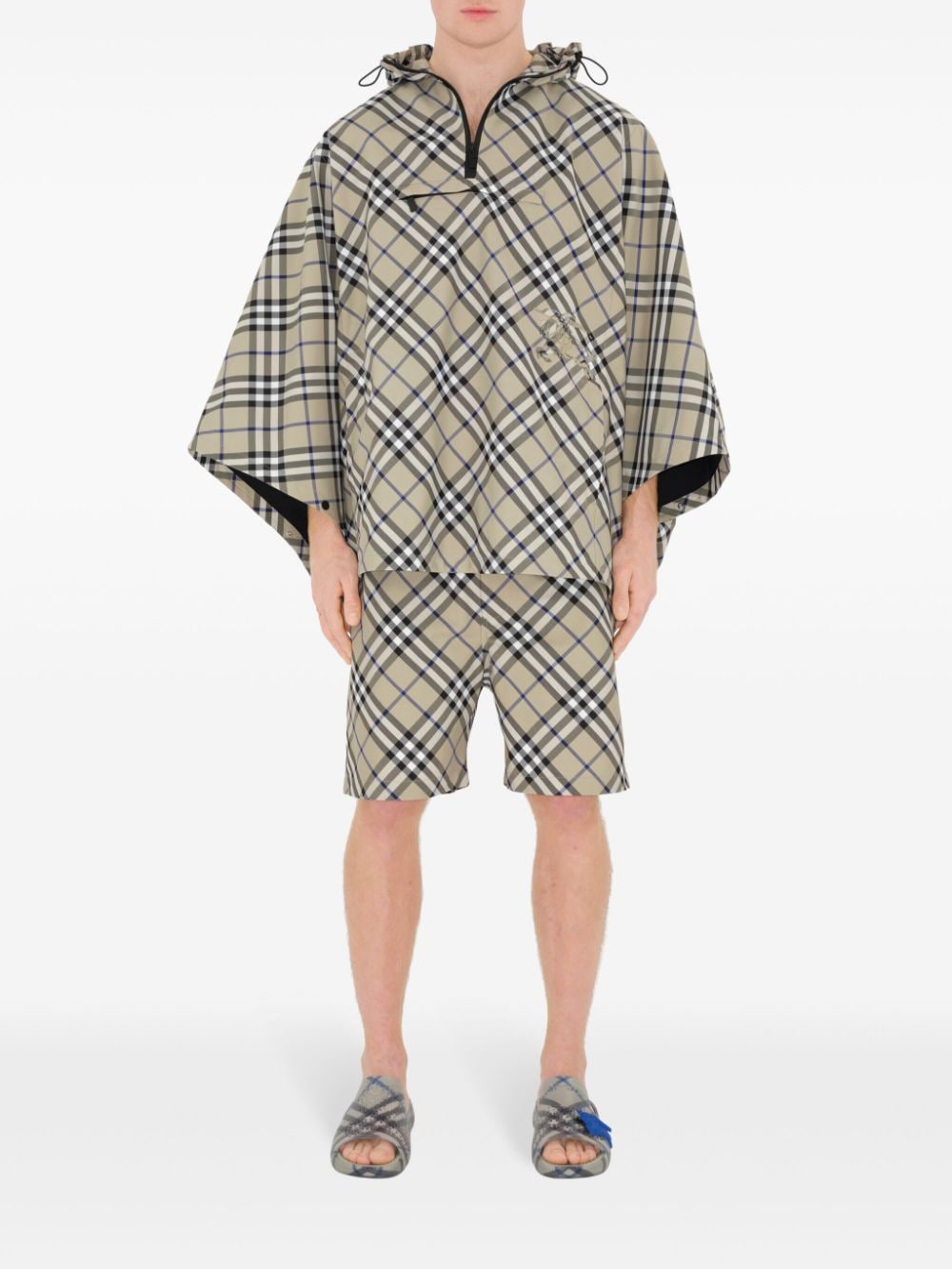 Affordable Burberry check cape Women