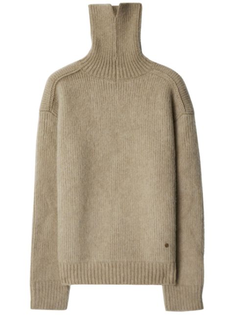 Burberry logo-plaque jumper Men