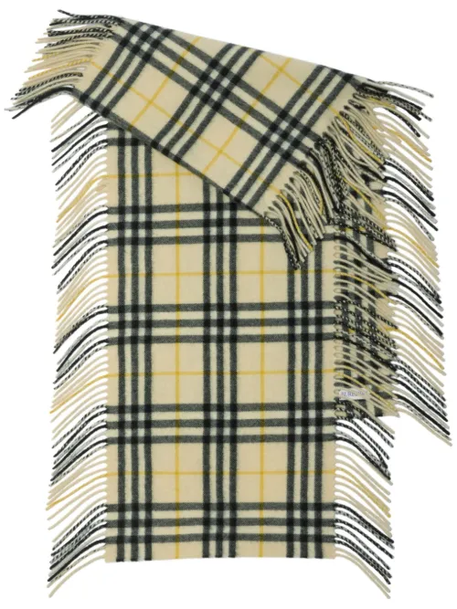 Écharpe Happy à carreaux - Burberry - Modalova