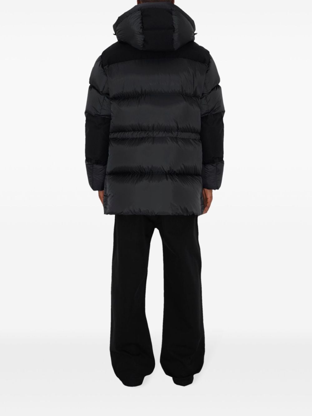 Shop Burberry Quilted Puffer Coat In Black