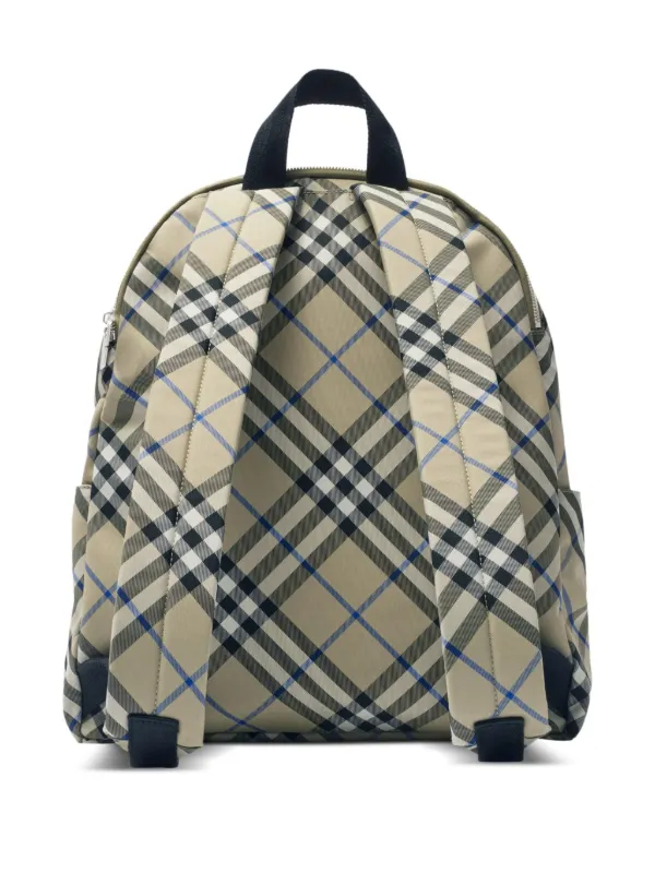 【関税送料込】Burberry CHECK BACKPACK Check Backpack in Archive beige/briar brown - Women