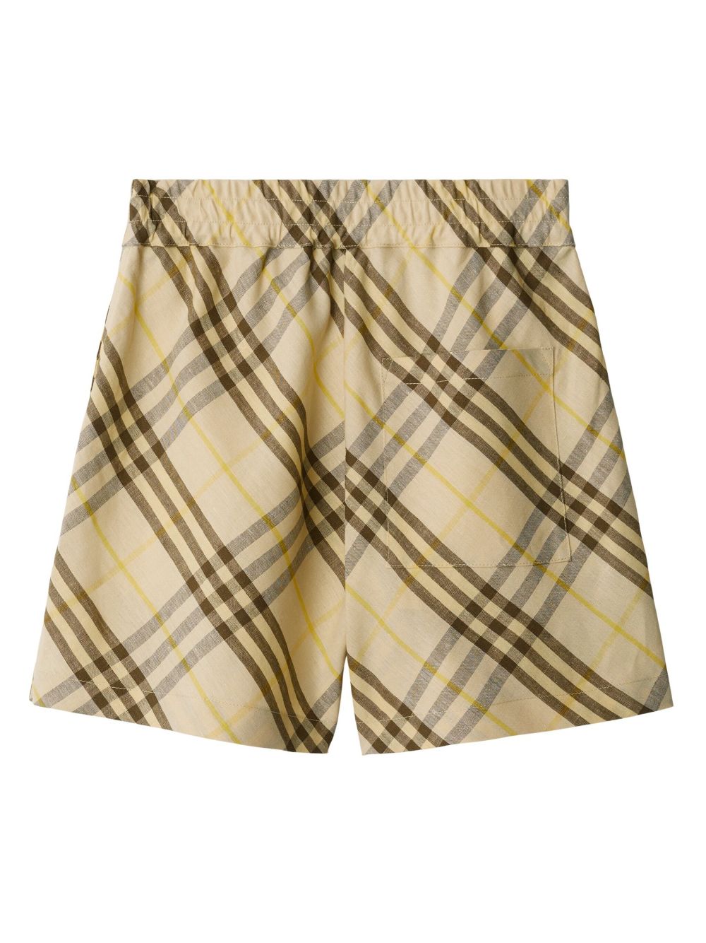 Burberry Check linen shorts Women