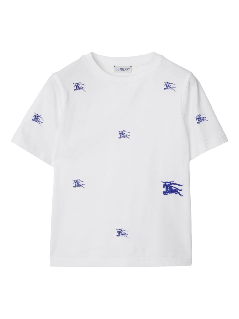 Burberry Kids EKD Cotton t-Shirt - White