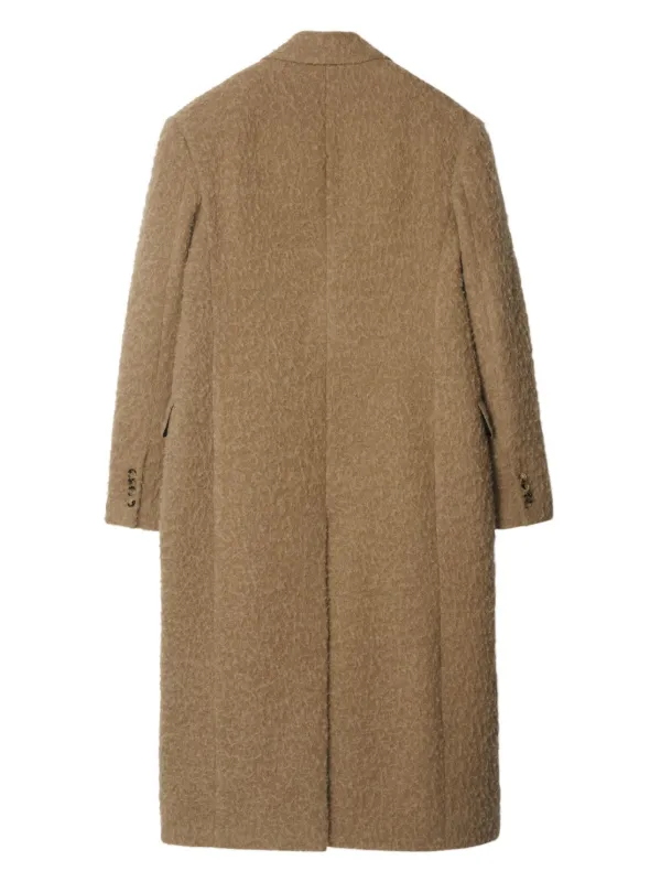 Burberry Buttoned Coat | Brown | FARFETCH