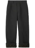 Burberry cotton carpenter trousers - Black