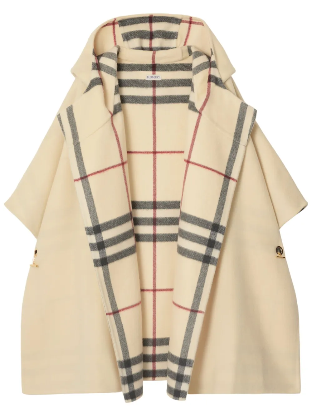 Burberry Omkeerbare kasjmier cape Beige
