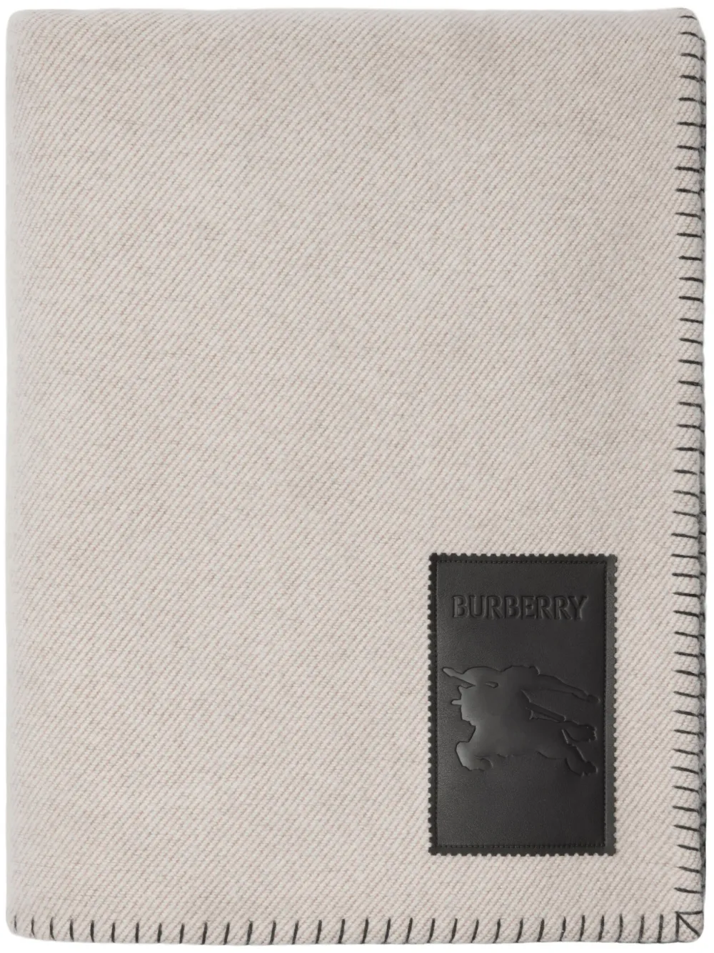 Burberry B Shield Wool Cashmere Blanket In Neutrals