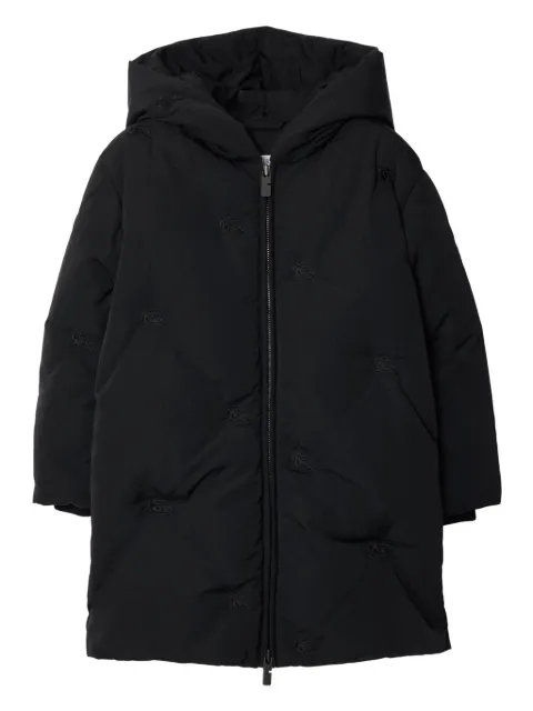 Burberry Kids Jacke mit Logo-Stickerei