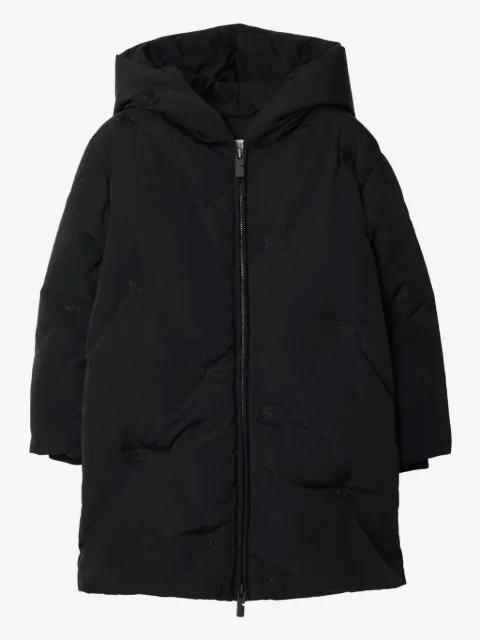 Burberry Kids Jaqueta com logo bordado