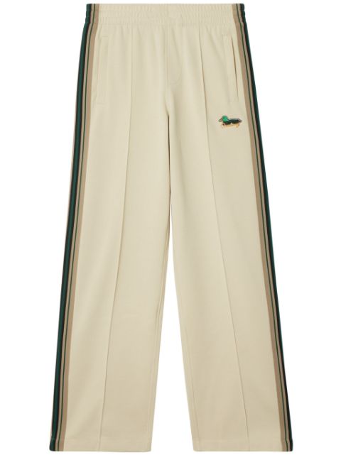 Burberry striped jersey track pants Women