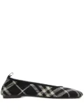 Burberry Check Knit Baby ballerinas - Black