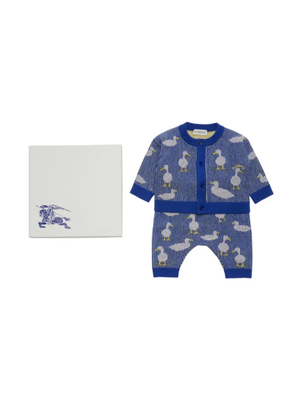 Burberry Kids Duck two-piece Set | Blue | FARFETCH