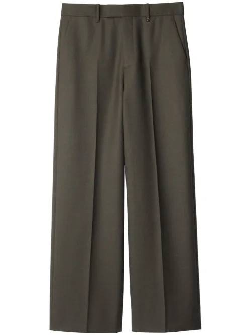Pantalon de costume en laine - Burberry - Modalova