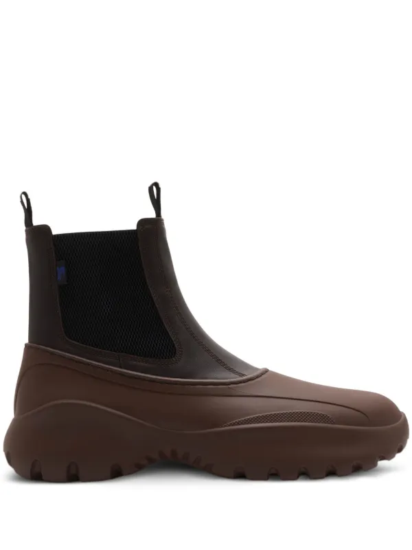 Burberry Leather Boots | Brown | FARFETCH display picture 1