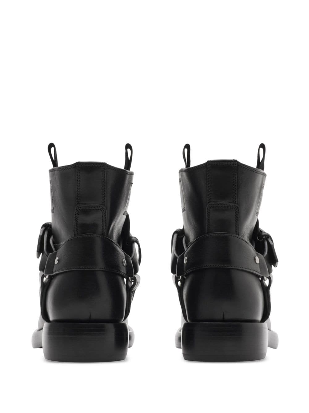 Shop Burberry Cobble Boots In Black