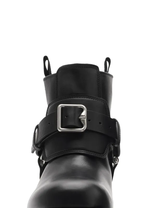 Burberry Cobble Boots Black FARFETCH AZ