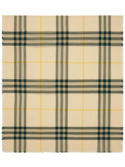 Écharpe en laine à carreaux - Burberry - Modalova