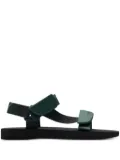 Burberry Check Trek Sandals - Green