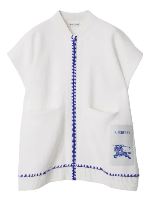 Burberry Kids short sleeve logo patch jacket