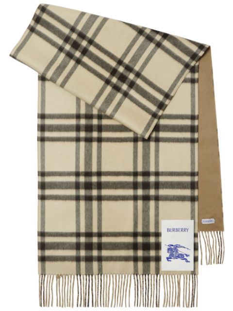 Burberry reversible checkered scarf Men