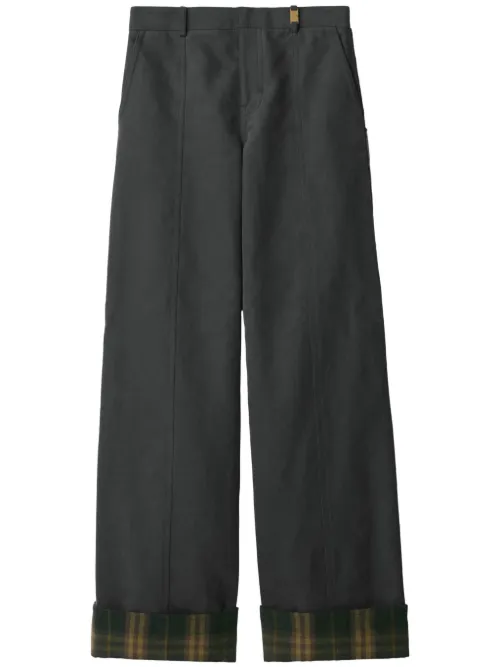 Pantalon à carreaux - Burberry - Modalova