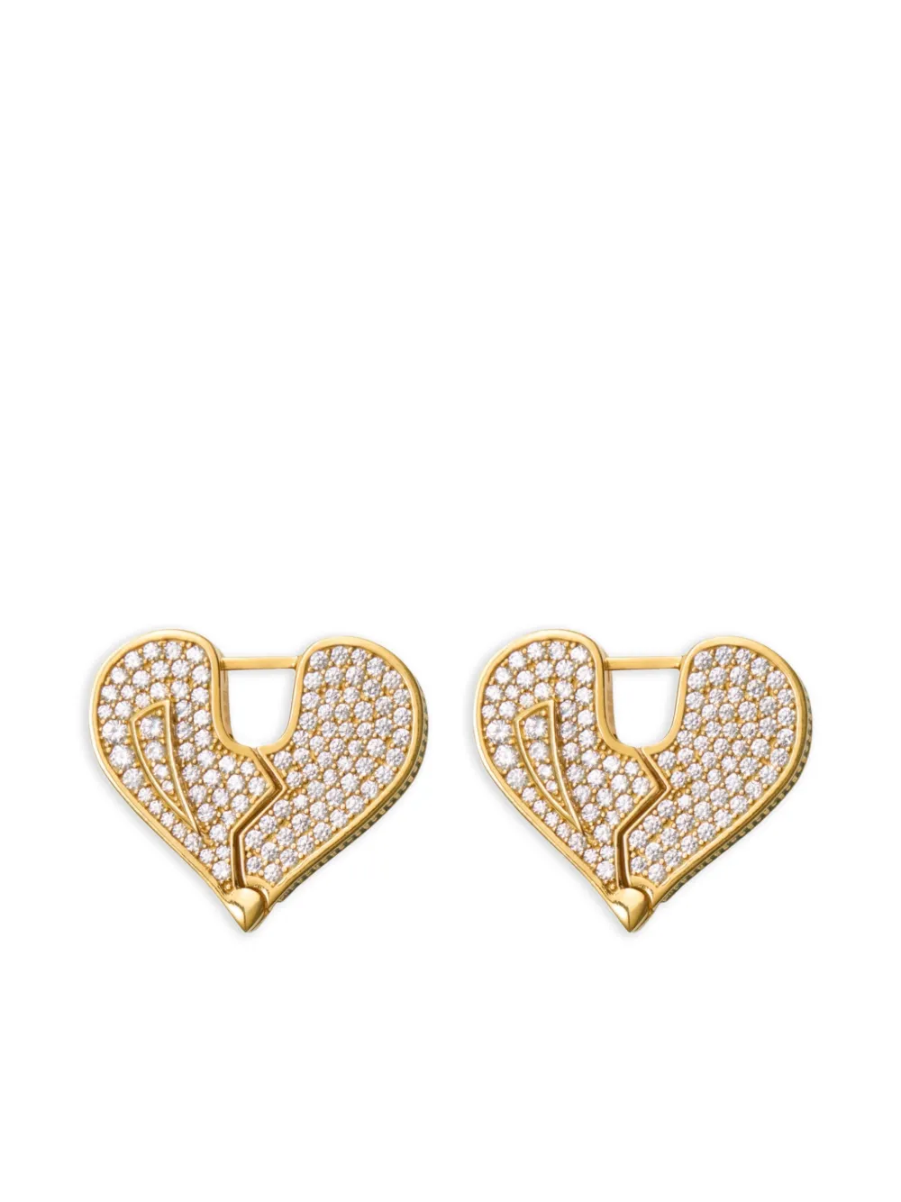 Burberry Souvenir hoop earrings - Gold