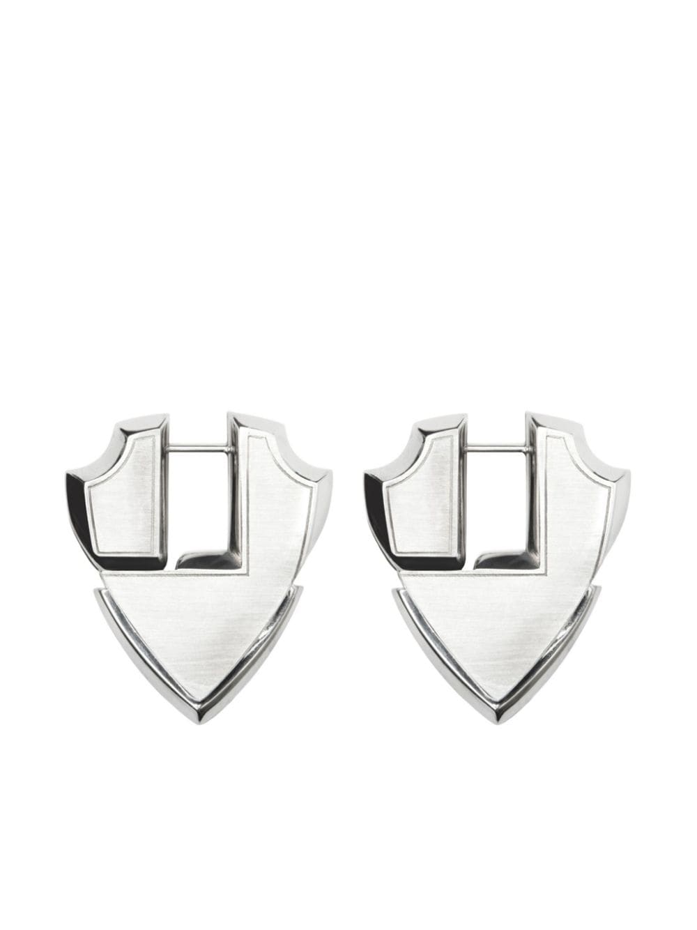 Burberry Shield earrings - Silver