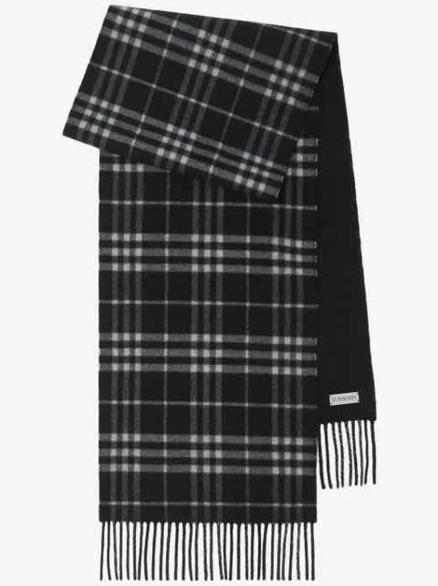 Burberry mascada reversible con motivo de cuadros