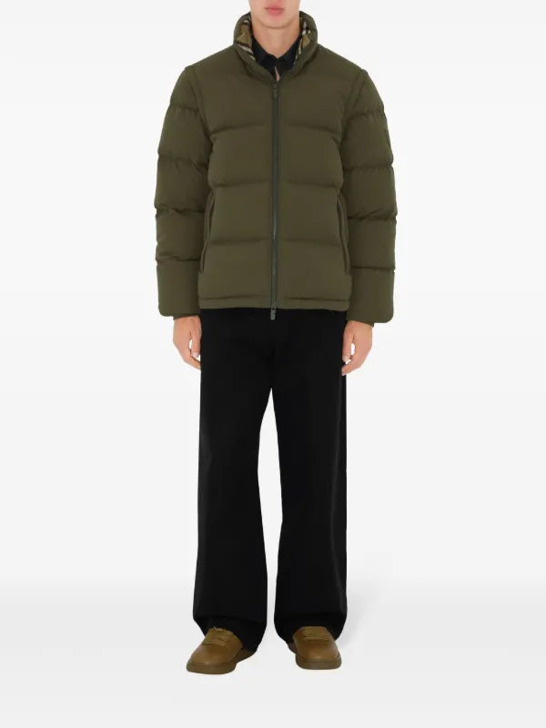 関税負担なし☆Burberryアップリケクロップトパファージャケット 関税負担なし☆Burberryアップリケクロップトパファージャケット