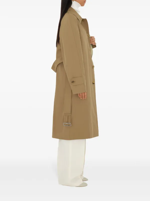 Burberry Gabardine Car Coat | Neutrals | FARFETCH