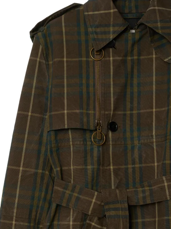 【関税＆送料込み】Burberry Brown Cotton Trench Coat Burberry - Cotton trench coat brown - The Corner