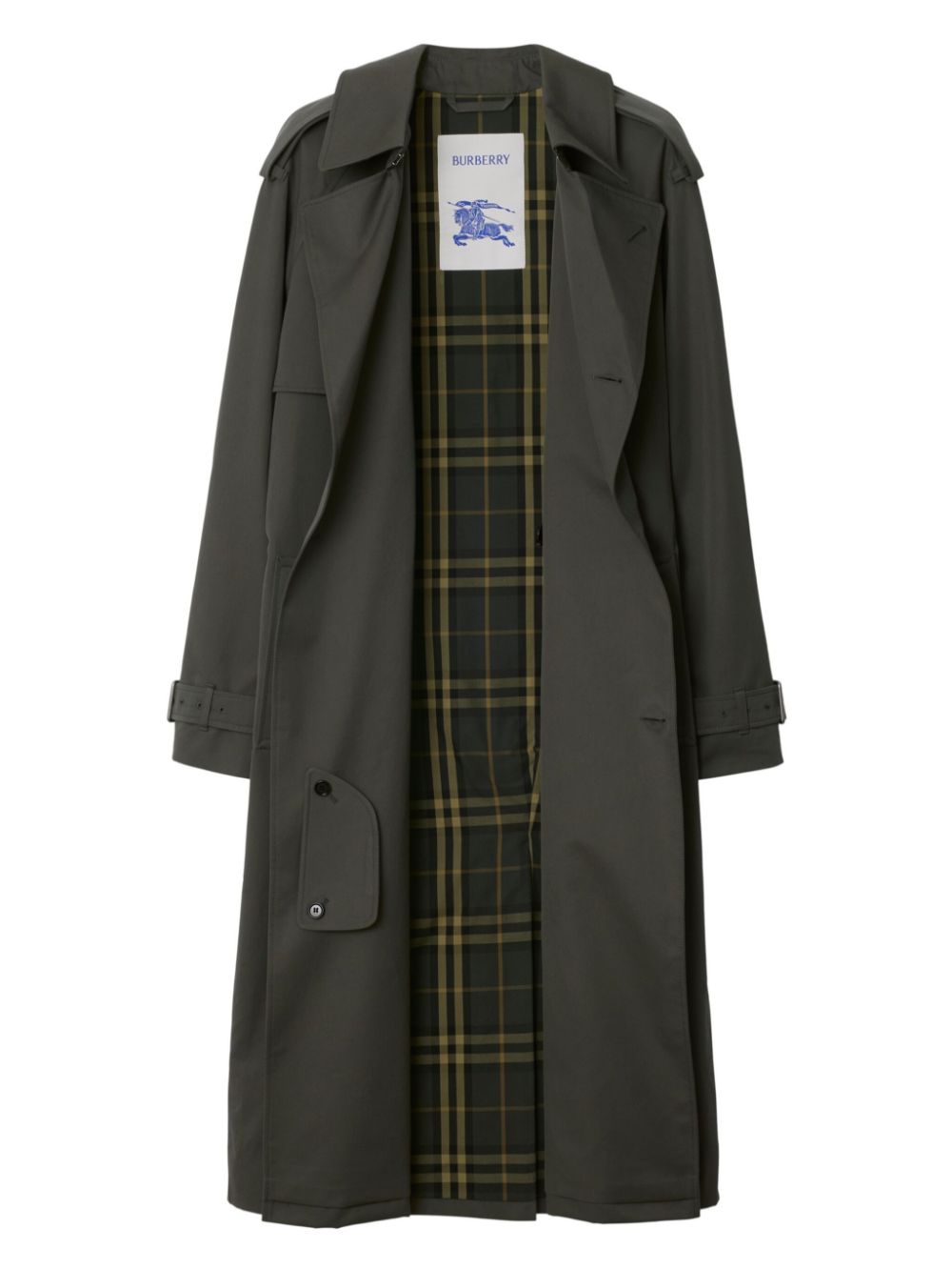 Affordable Burberry gabardine-weave trench coat Men