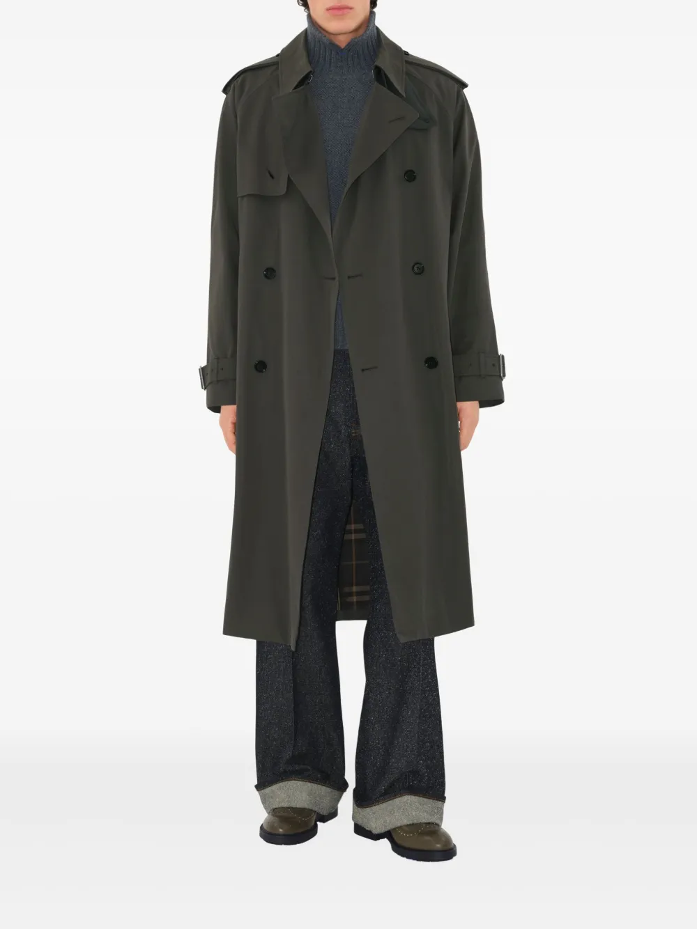 Burberry gabardine-weave trench coat | Trench Coats  | Image 2