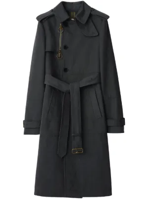 4Way 袖付き ダウンライナー バーバリーロンドン トレンチコート フード 黒 BURBERRY - バーバリー ロンドン コート トレンチコート メンズ