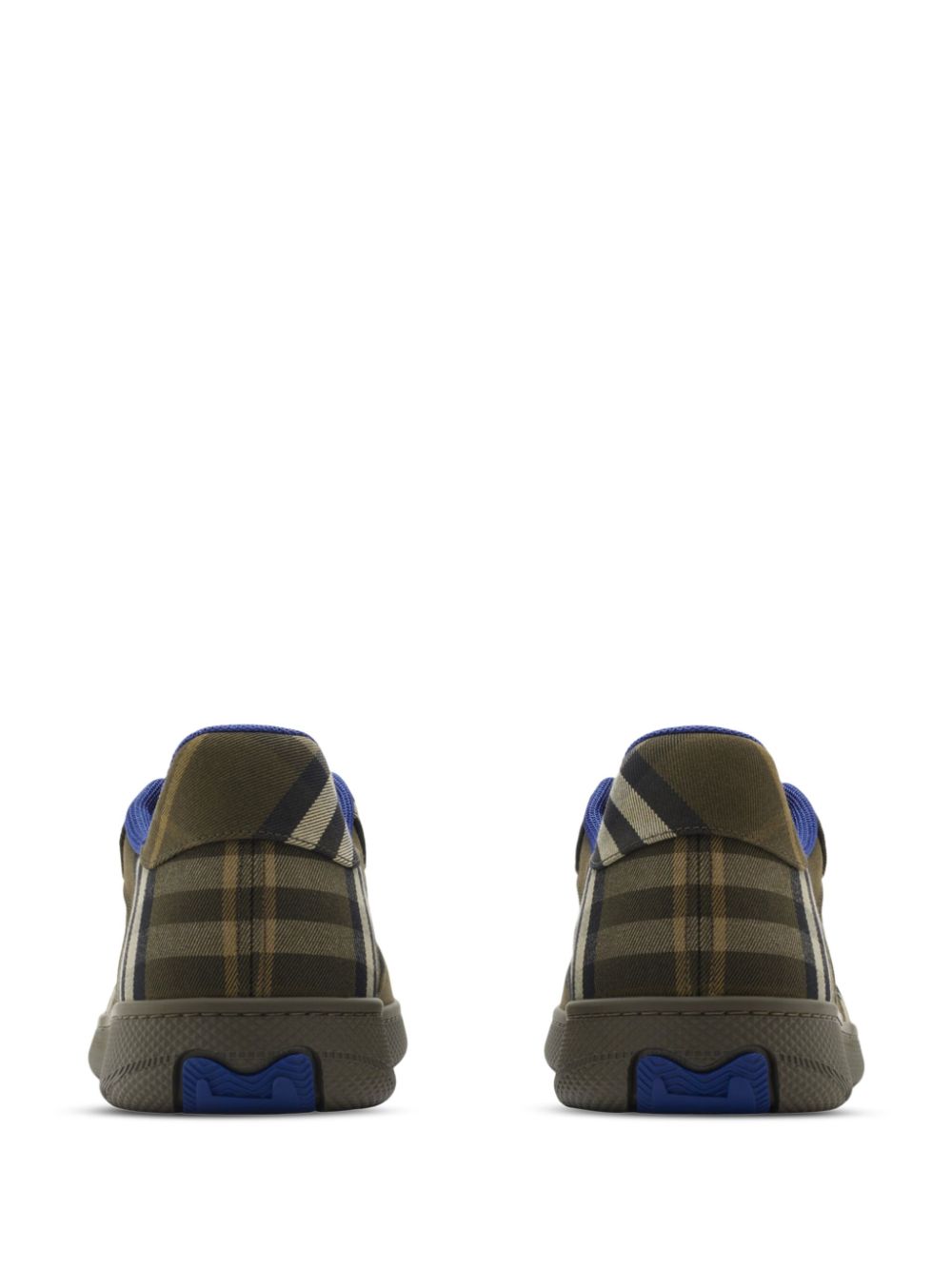 Burberry Check Terrace sneakers Groen