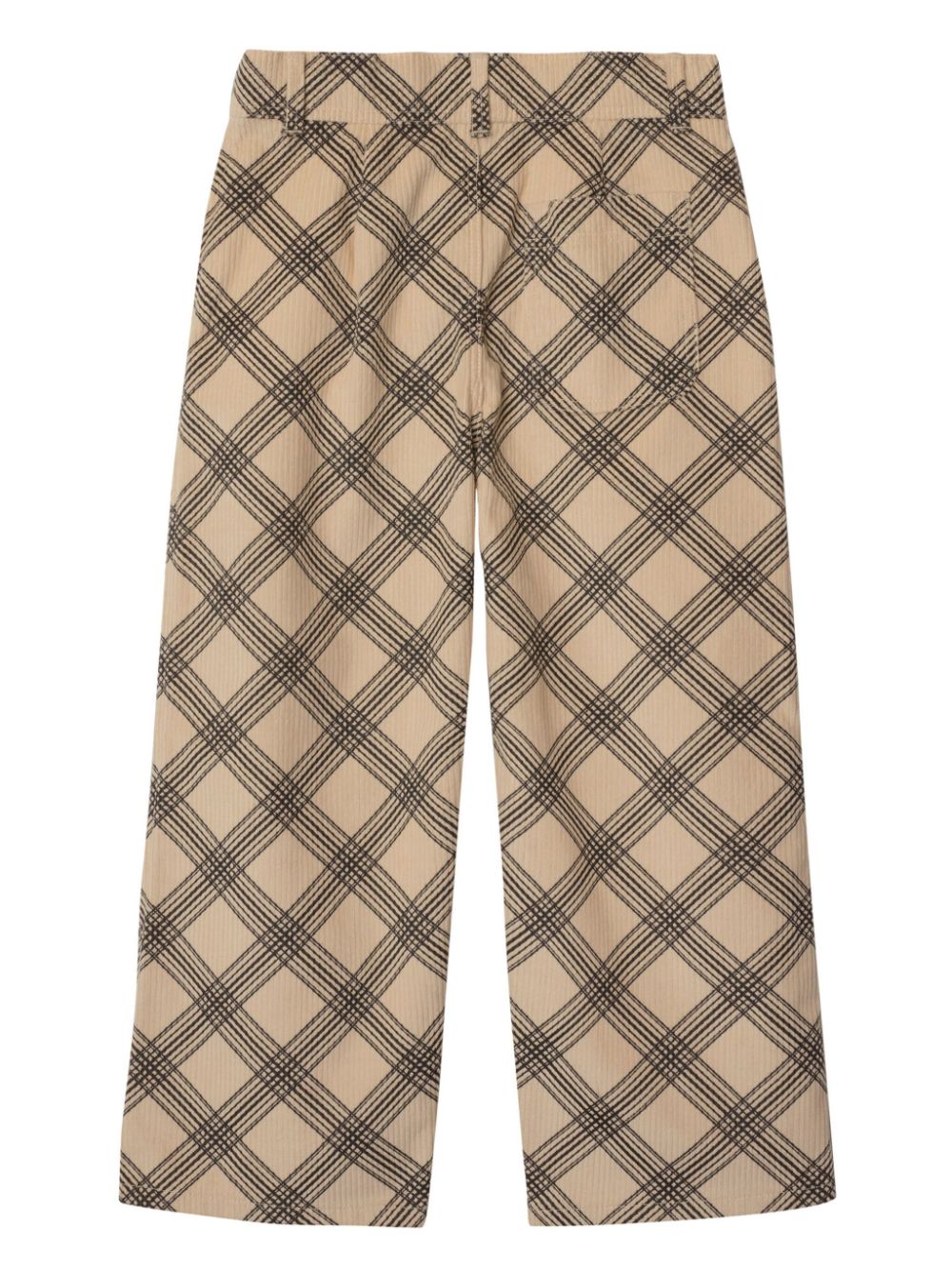 Burberry Kids Geruite broek - Beige