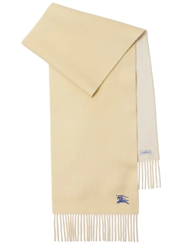 マフラー・ストール Burberry FW24 Embroidered cashmere scarf (8091016 A7025) B Charm Cashmere Scarf in Camel | Burberry® Official