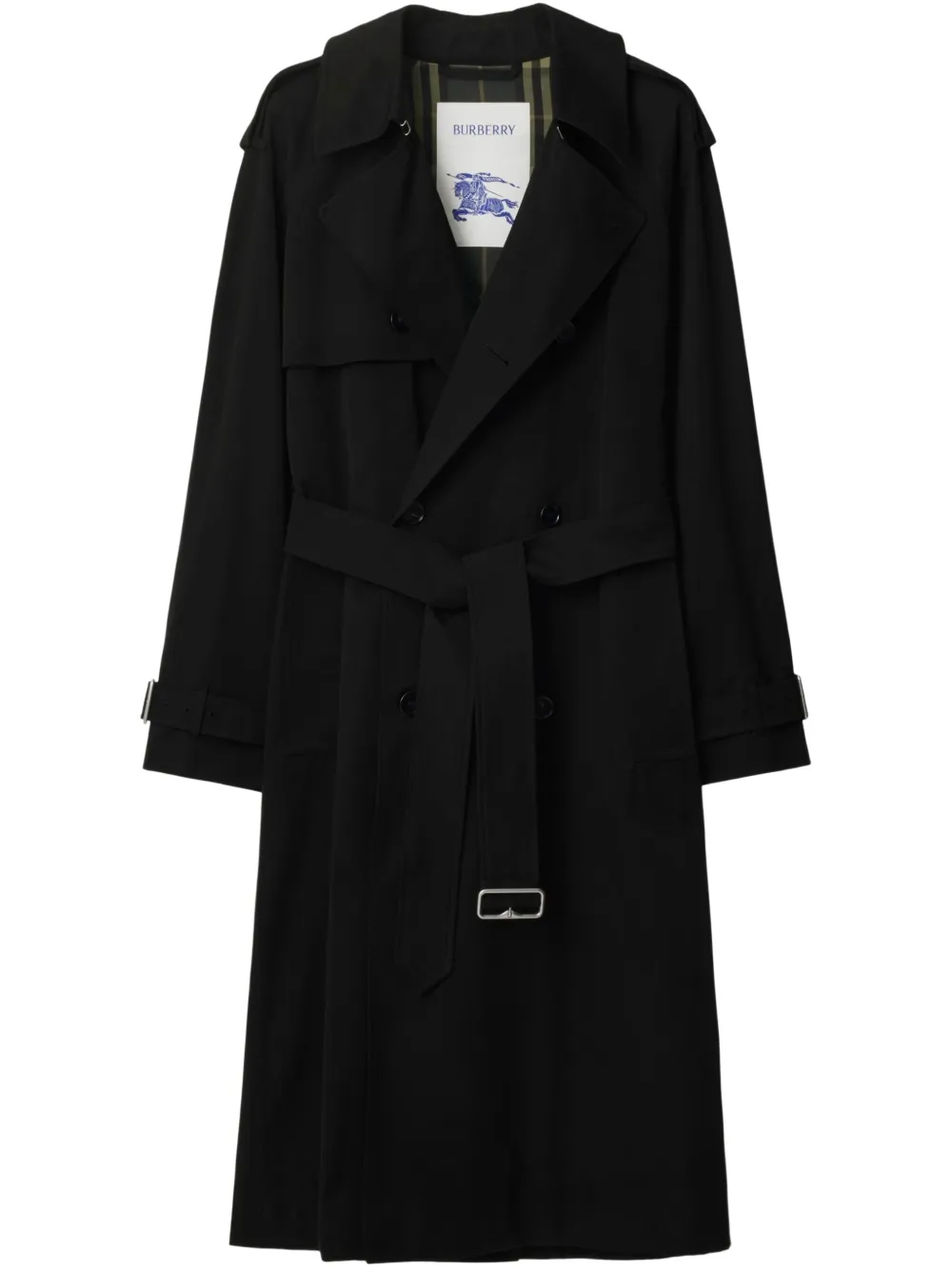 Burberry gabardine trench coat | Black | Image 1