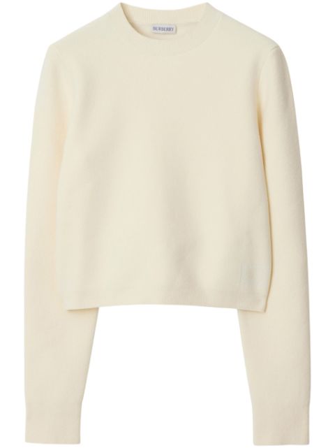 Burberry chenille-texture jumper Women