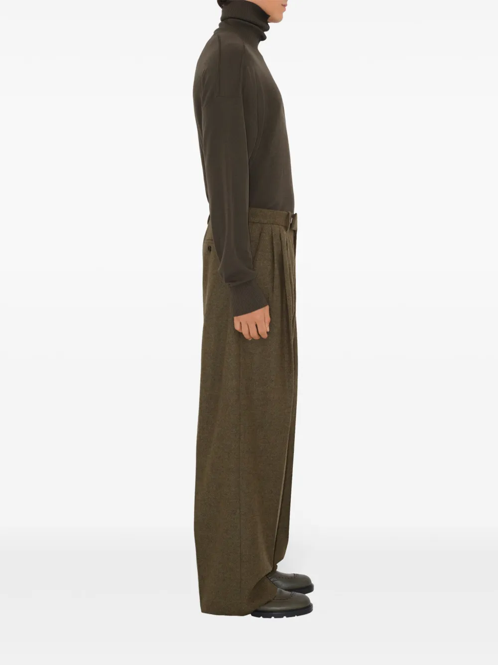 Burberry Wollen pantalon Bruin