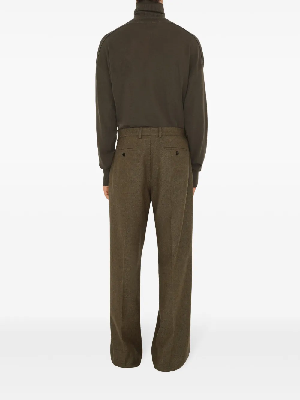 Burberry Wollen pantalon Bruin