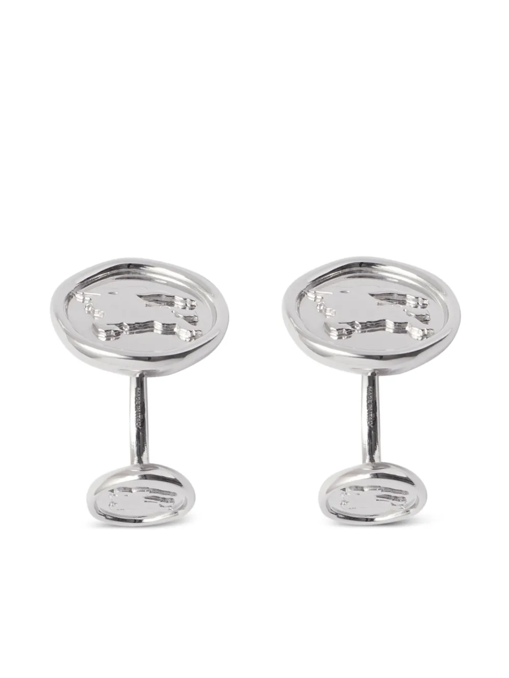 Burberry logo-debossed cufflinks - Silver