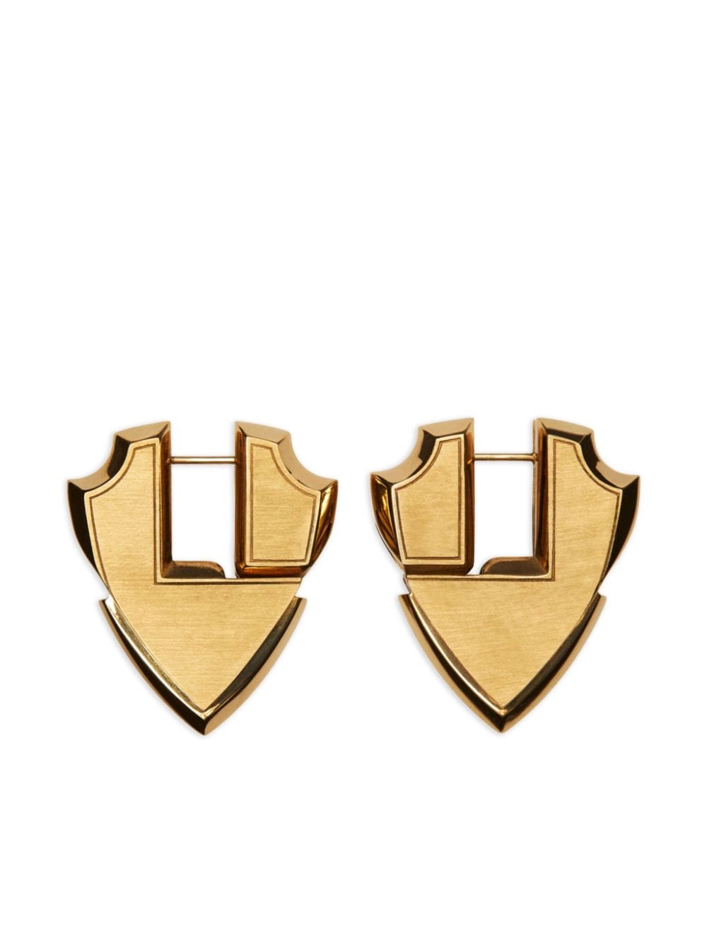 Shield earrings