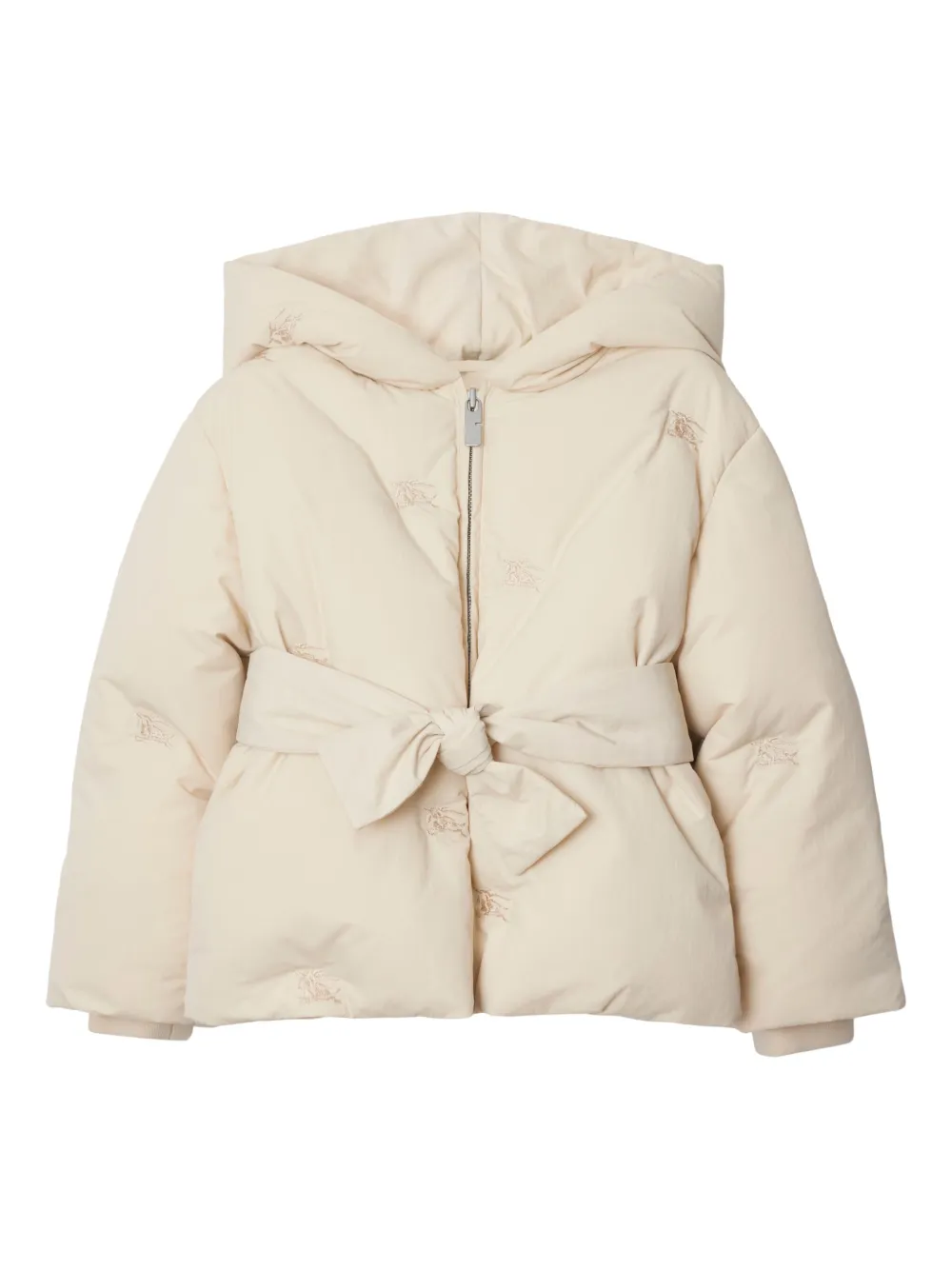 Burberry Kids Jack met geborduurd logo Beige