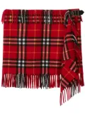 Burberry tartan-pattern skirt - Red