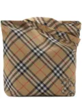 Burberry Check tote bag - Brown