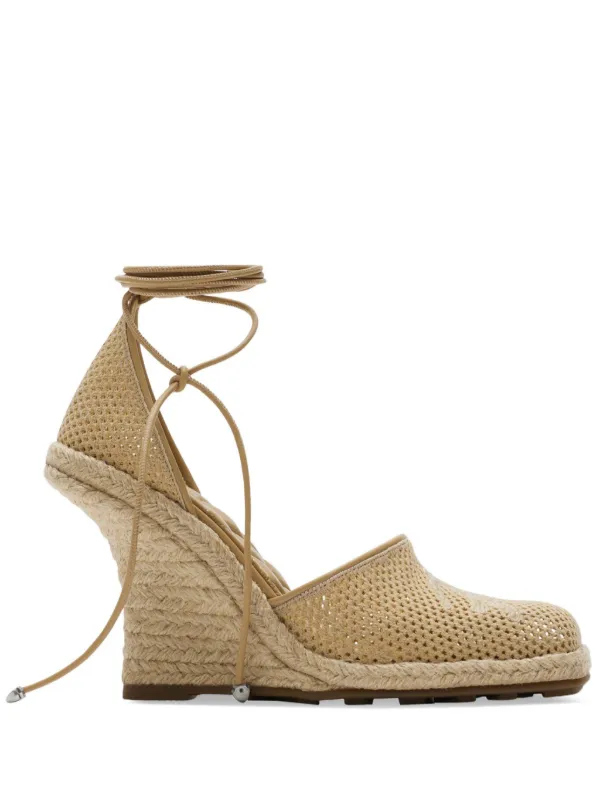 Burberry Mesh Plunge Espadrilles Farfetch