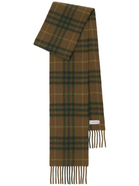 Burberry plaid cashmere scarf Women